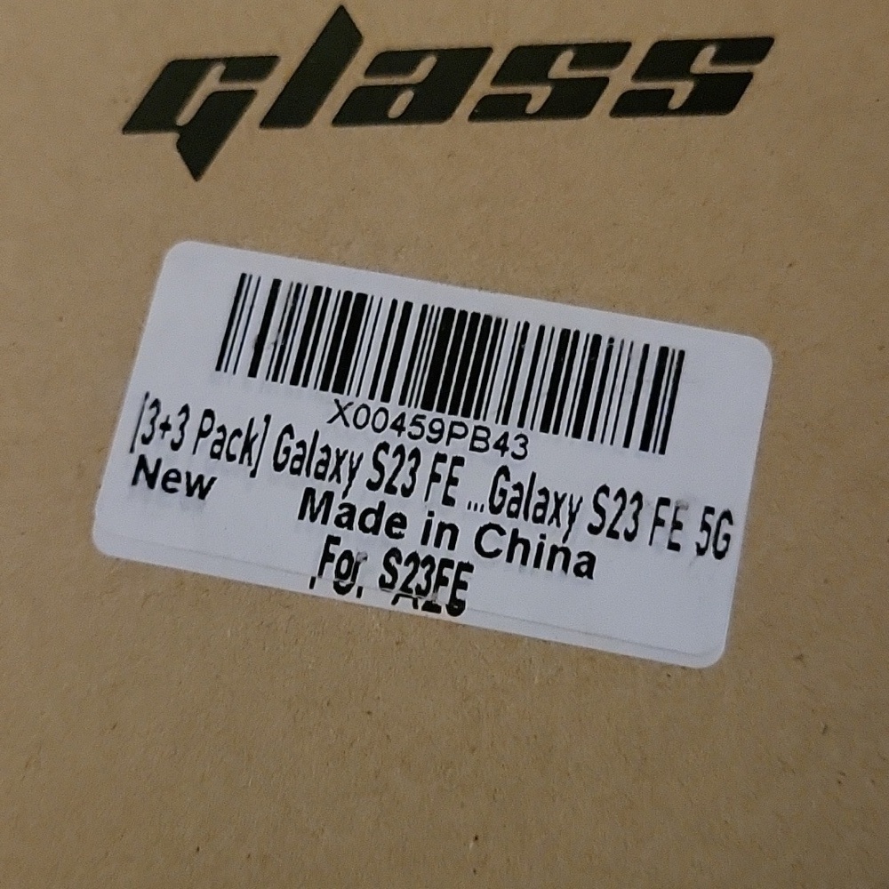 Galaxy S23 5G Tempered Glass Screen Protector 3+3 Pack